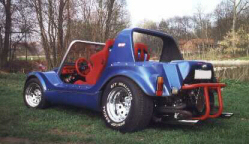 VW Buggy blau